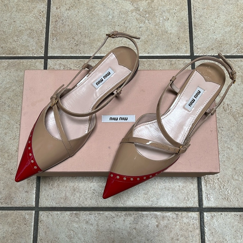 Miu Miu Slingback Sandals